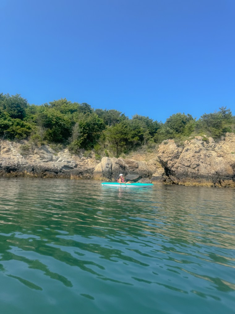 Kayaking at Jamestown, RI
