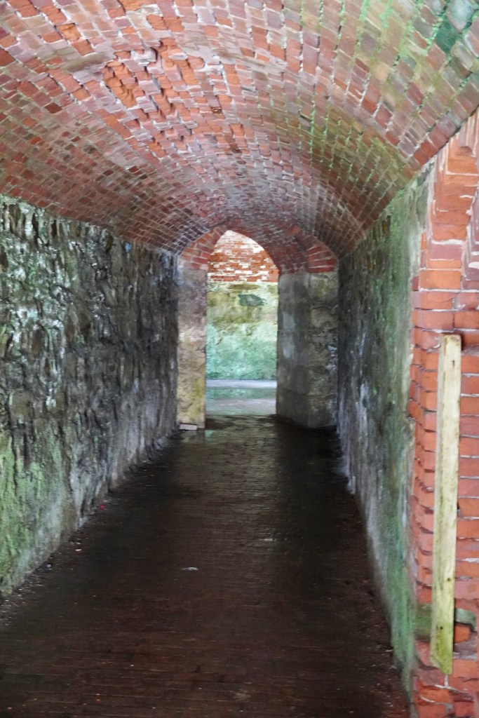 tunnels at Fort Adams