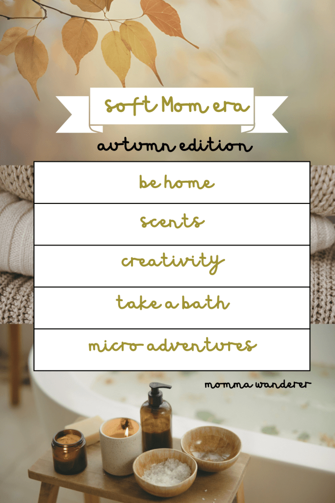 soft mom era, autumn edition